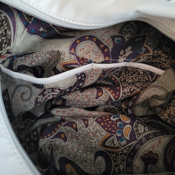 Lula Y2K white large hobo purse vintage - Picture 6 of 9